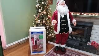 Gemmy 2004 Life Size (5FT) Singing & Dancing Santa (realistic version)