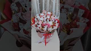 Конверт с конфетами и мыльными цветами. Женский подарок #buketfanipol