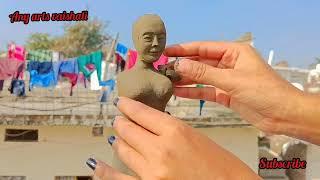 saraswati murti making | small saraswati idol making | Any arts vaishali