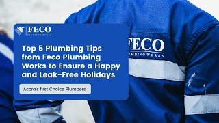 Feco Plumbing Works: Essential Tips for Smooth Holiday Plumbing