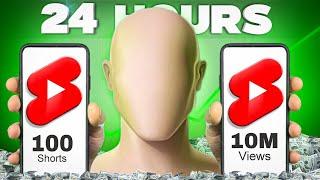 I Uploaded 100 Copy Paste Faceless Shorts In 24 Hours | Copy Paste Challenge