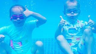 How To SWIM in SWiMMiNG POOLS (For Kids)