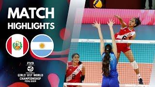 PERU  ARGENTINA [4K]  | Highlights | Girls U17 World Championship 2024