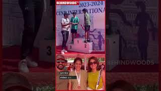 7 Medal-களை தட்டி தூக்கிய Dev,Diya  Proud-ஆ நின்ன Suriya, Jyothika