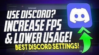  If You Use DISCORD and want MORE FPS Use THESE Settings! *OPTIMIZE DISCORD* 