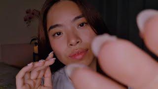 ASMR Slow & Sleepy  Sweeping My Hands Over Your Hair & Face (Hand Movements, Face Touching)