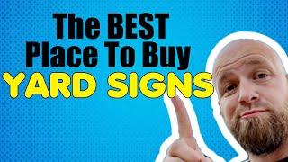 The BEST Place To Buy YARD SIGNS | Service Business | Small Business