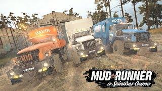 Spintires: MudRunner Урал 432010 Прохождение Одиночная игра Карта Остров