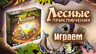 Лесные приключения - Играем в настольную игру