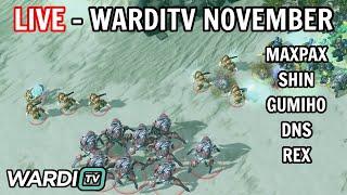 LIVE : WARDITV NOVEMBER MAXPAX / GUMIHO / SHIN / DNS / REX GROUP C [StarCraft 2]