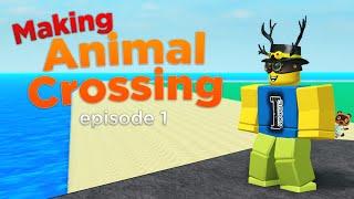 I Can't Afford a Nintendo Switch... so I'm RECREATING Animal Crossing in Roblox!