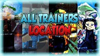 ALL BREATHING STYLE TRAINERS LOCATIONS IN DEMON SLAYER RPG 2 | ROBLOX