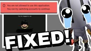 HOW TO FIX YOU ARE NOT ALLOWED TO USE THIS APPLICATION!*HOW TO GET GIL BUNDLE BY GUILDED* ROBLOX!