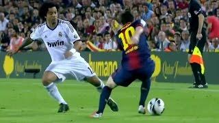 Lionel Messi Humiliates Marcelo and Ramos ● Magic Body Feint | HD