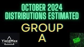 YieldMax October 2024 Group A Distribution Estimates (TSLY, OARK, GOOY, YBIT, CRSH, TSMY, & more)