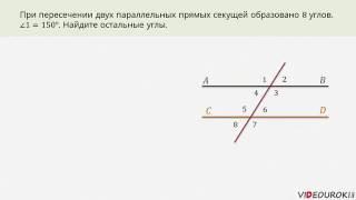 Видеоурок Параллельные прямые