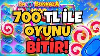  SWEET BONANZA 1000  700 TL ÇOK KÜÇÜK KASA İLE 45.000 TL! | NASIL OYNUYORUZ? | KAZANMAK İÇİN İZLE!