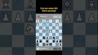 name this opening | chess tactics