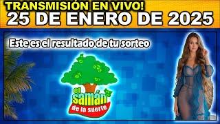 SAMAN DE LA SUERTE: Resultado SAMAN DE LA SUERTE SÁBADO 25 de Enero 2025