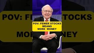Warren Buffet: Diversification makes no sense #warrenbuffet #investing #stocks #diversification