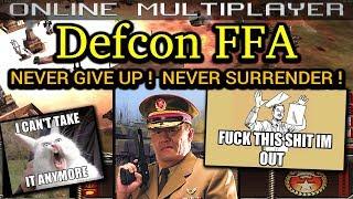 Defcon FFA - Tank General - Pro Rules | C&C Generals Zero Hour | No Commentary