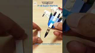 Top Gun Inspired LEGO Mini F-18 Super Hornet Tutorial ️🪂