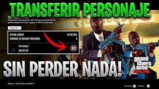 Como TRANSFERIR tu PERSONAJE a la NUEVA GENERACION de GTA 5 ONLINE EN PC