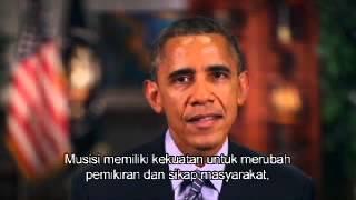 Obama Ajak Musisi Grammy Perangi Kekerasan Terhadap Wanita