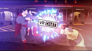 VRChat - #ЗАМОНОЛИТ | Бой супермена и красного беляша | Монтаж