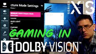 DOLBY VISION FOR GAMES - XBOX SERIES - How to activate it - Test on LG CX