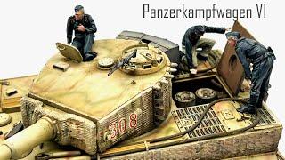 Tamiya 1/35 Tiger I【First homemade Zimmerit coating】#scalemodel #tankmodel #howtopaint