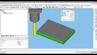 Esprit Getting started milling operations on a simple part 1