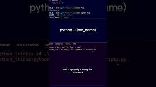 Debugging with Python's interactive mode