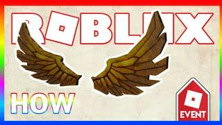 [EVENT] HOW TO GET THE " DIY GOLDEN BLOXY WINGS " | ROBLOX