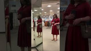 Crossdressing Britney 3rd dress in public