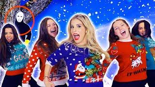 REBECCA ZAMOLO Christmas SWEATER Official Music Video! (Game Master Challenge)