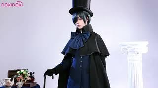 【Size S-3XL】DokiDoki-SR Anime Black Butler Cosplay Ciel Phantomhive Costume
