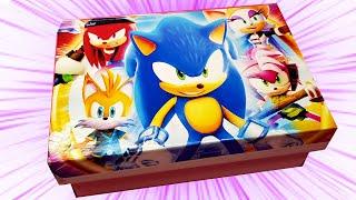 Sonic 3 The Hedgehog Box Surprise Collection Unboxing Tails Knuckles ASMR no talking Mystery box 14