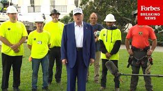 BREAKING NEWS: Trump Takes Question After Questions About Iran, Federal Reserve On White House Lawn