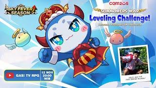 [LIVE] Summoners War Sky Fever - Leveling Challenge (GASTV RPG)