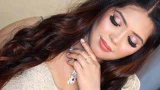 Natural looking engagement makeup tutorial step by step in very easy way | Shruti makeover