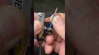  Light a Fire in an Incredible Way! DIY Method with a Battery! 