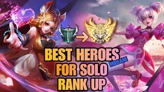 TOP HEROES TO SOLO RANK UP BEFORE THE SEASON ENDS | Honor of Kings