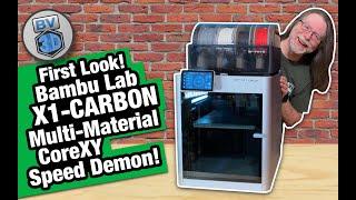 First Look! Bambu Lab X1 Carbon - A CoreXY SPEED DEMON!