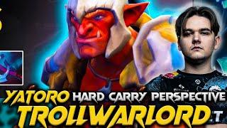 Crazy Play Yatoro Troll Warlord The Hard Carry - Dota 2 Pro Gameplay  7.37C #yatoro #trollwarlord