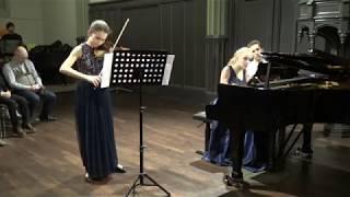 Sophie Branson & Sofya Menshikova perform "Sonata in A-minor for violin and piano" by F. Schubert