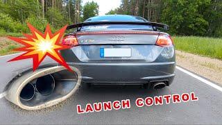 Audi TT RS Akrapovic Sound - Launch Control 