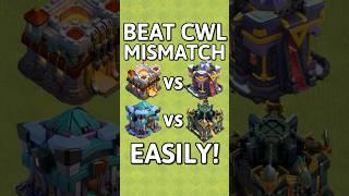 WIN CWL MISMATCHES with These ATTACK STRATEGIES #clashofclans  #bestattacks