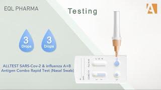 ALLTEST COVID-19 Antigen & Flu A+B Combo Nasal Swab Test by EQL Pharma