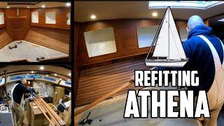 Sail life - Super spiffy cozy v-berth DIY sailboat project